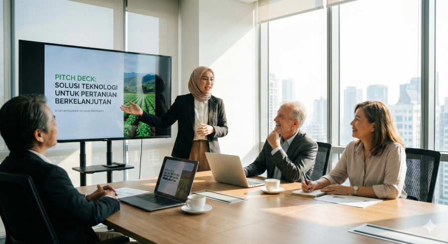 Cara Membuat Pitch Deck Presentasi Investor Pakai AI: Meyakinkan Tanpa Bikin Pusing!
