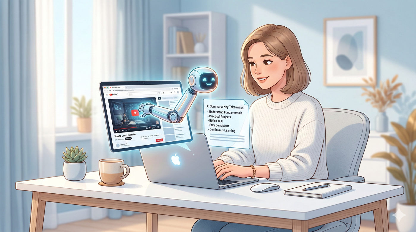 Cara Merangkum Video YouTube Panjang dengan AI: Hemat Waktu 90%!