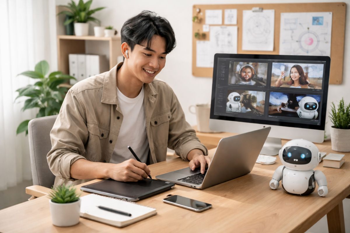 side hustle freelance pakai ai